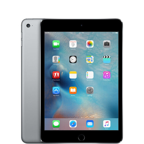 Refurbished iPad Mini 4 32 GB 4G Space Gray Licht gebruikt Tweedehands