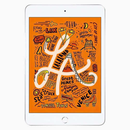 Refurbished iPad Mini 5 64 GB Zilver Licht gebruikt