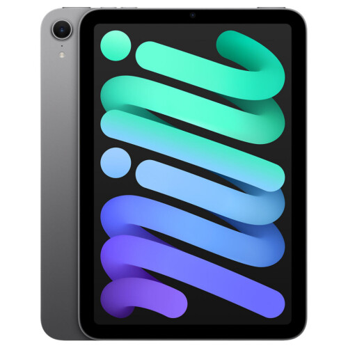 Refurbished iPad mini 7 128 GB 5G Space Gray Als nieuw Tweedehands