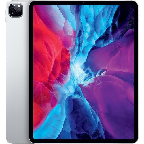 Refurbished iPad Pro 12.9 (2020) 4e generatie 128 Go - WiFi + 4G - Zilver Tweedehands