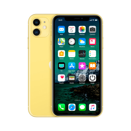 Refurbished iPhone 11 128 GB Geel Als nieuw Tweedehands