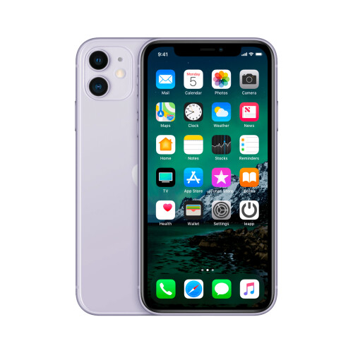 Refurbished iPhone 11 128 GB Paars Als nieuw Tweedehands