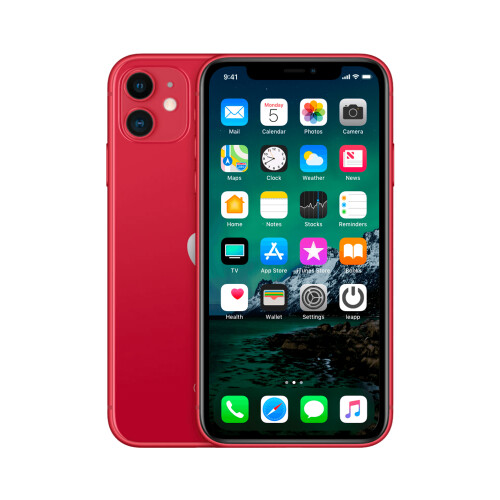 Refurbished iPhone 11 128 GB Rood Als nieuw Tweedehands