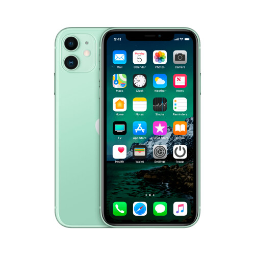 Refurbished iPhone 11 64 GB Groen Licht gebruikt Tweedehands