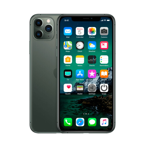 Refurbished iPhone 11 Pro Max 256 GB Groen Als nieuw + Nieuwe batterij Tweedehands
