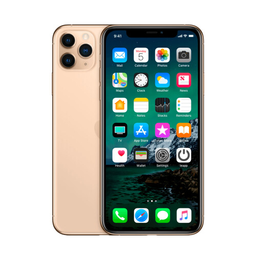 Refurbished iPhone 11 pro Max 512 gb Goud Licht gebruikt Tweedehands