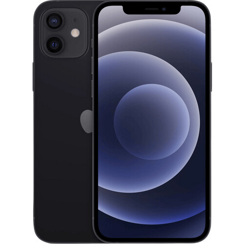 Refurbished iPhone 12 64GB Zwart (Zo goed als nieuw) Tweedehands