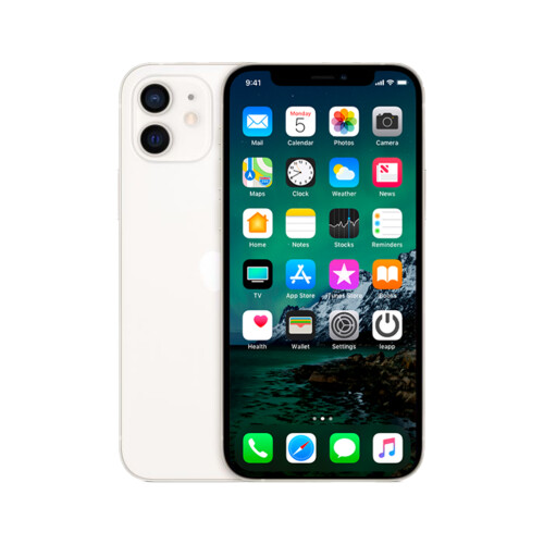 Refurbished iPhone 12 Mini 64 GB Wit Licht gebruikt Tweedehands