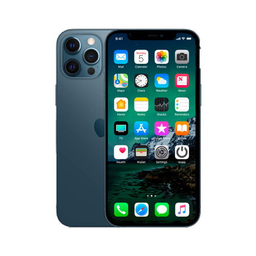 Refurbished iPhone 12 Pro Max 128 GB Blauw Als nieuw Tweedehands