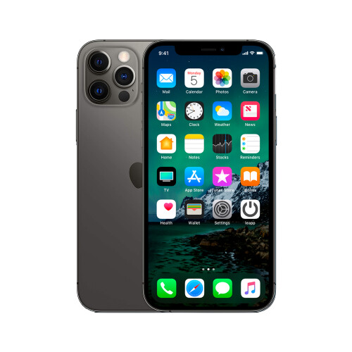 Refurbished iPhone 12 Pro Max 128 GB Grafiet Als nieuw Tweedehands
