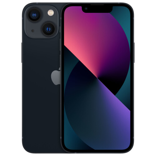 Refurbished iPhone 13 Mini 128 GB Zwart Als nieuw + Nieuwe batterij Tweedehands