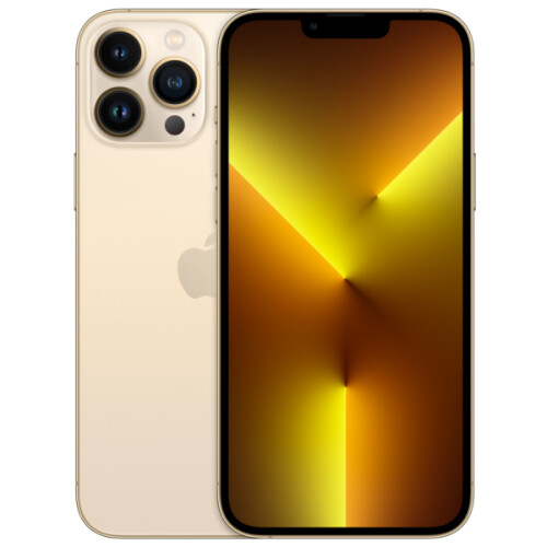 Refurbished iPhone 13 Pro Max 128 GB Goud Als nieuw + Nieuwe batterij Tweedehands