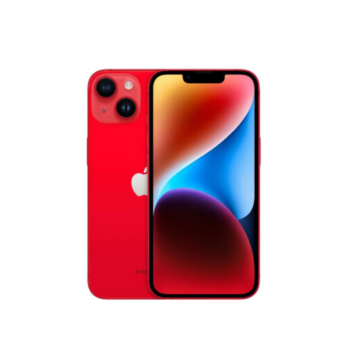 Refurbished iPhone 14 128 GB Rood Als nieuw + Nieuwe batterij Tweedehands
