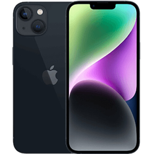 Refurbished iPhone 14 Plus 128 GB Zwart Als nieuw + Nieuwe batterij Tweedehands
