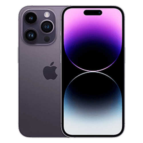 Refurbished iPhone 14 Pro 128 GB Paars Als nieuw Tweedehands