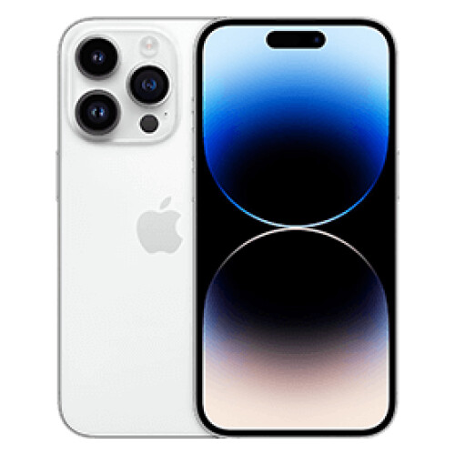 Refurbished iPhone 14 Pro 128 GB Zilver Als nieuw Tweedehands