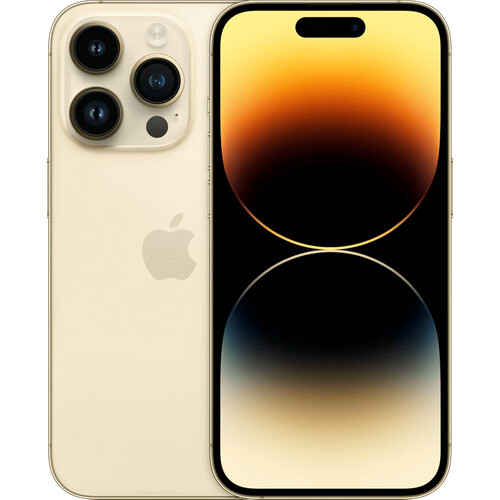 Refurbished iPhone 14 Pro 128GB Goud (Licht gebruikt) Tweedehands