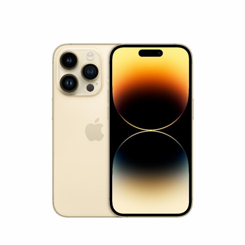 Refurbished iPhone 14 Pro 256 GB Goud Als nieuw + Nieuwe batterij Tweedehands
