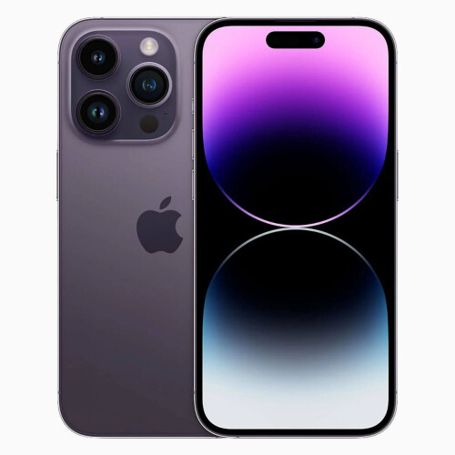 Refurbished iPhone 14 Pro Max 128 GB Paars Als nieuw + Nieuwe batterij Tweedehands
