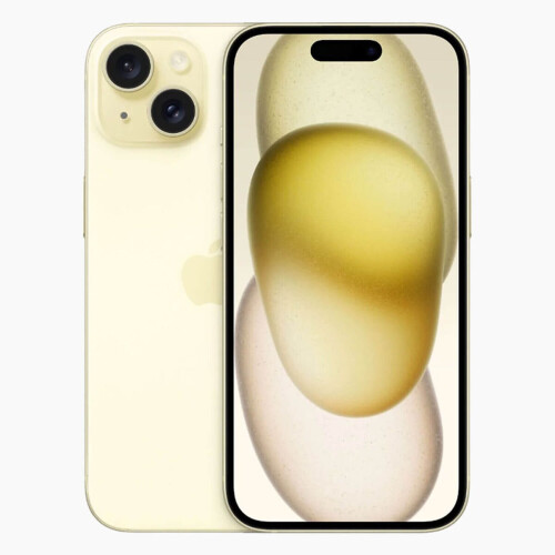 Refurbished iPhone 15 128 GB Geel Als nieuw Tweedehands