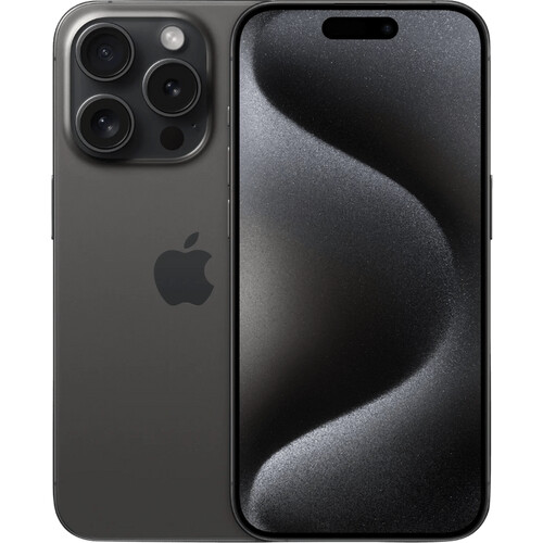 Refurbished iPhone 15 Pro 128GB Black Titanium (Licht gebruikt) Tweedehands
