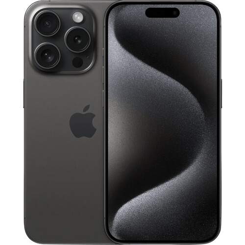 Refurbished iPhone 15 Pro 128GB Black Titanium (Licht gebruikt) Tweedehands