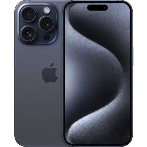 Refurbished iPhone 15 Pro 128GB Blue Titanium (Licht gebruikt) Tweedehands