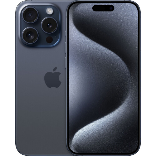 Apple iPhone 15 Pro - Refurbished - 128GB - Blauw Titanium Tweedehands