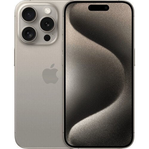 Refurbished iPhone 15 Pro 128GB Natural Titanium (Zo goed als nieuw) Tweedehands
