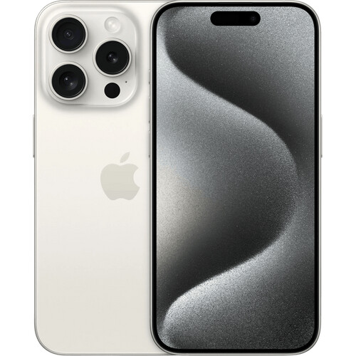 Refurbished iPhone 15 Pro 128GB White Titanium (Zo goed als nieuw) Tweedehands