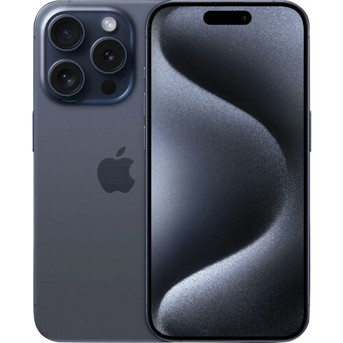 Refurbished iPhone 15 Pro 256GB Blue Titanium (Licht gebruikt) Tweedehands
