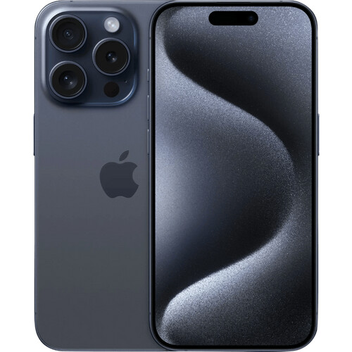 Refurbished iPhone 15 Pro 256GB Blue Titanium (Licht gebruikt) Tweedehands