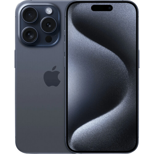 Refurbished iPhone 15 Pro 256GB Blue Titanium (Zichtbaar gebruikt) Tweedehands