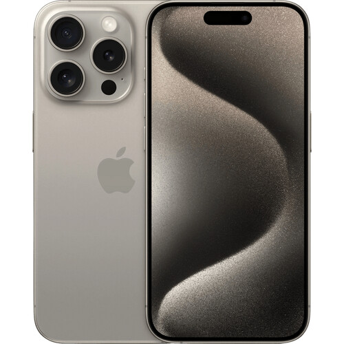Refurbished iPhone 15 Pro 256GB Natural Titanium (Zo goed als nieuw) Tweedehands