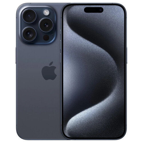 Refurbished iPhone 15 Pro Max 256 GB Titanium Blauw Als nieuw + Nieuwe batterij Tweedehands