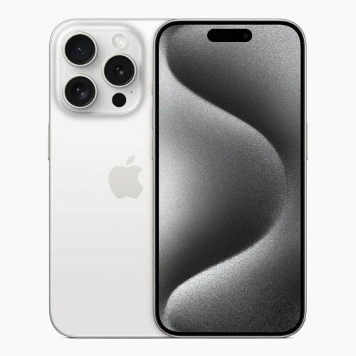 Refurbished iPhone 15 Pro Max 256 GB Titanium Wit Licht gebruikt Tweedehands