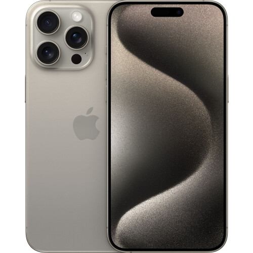 Refurbished iPhone 15 Pro Max - 256GB - Natural Titanium