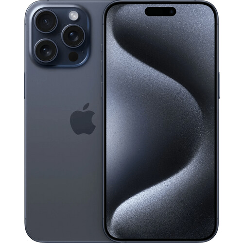 Refurbished iPhone 15 Pro Max 512GB Blue Titanium (Licht gebruikt) Tweedehands