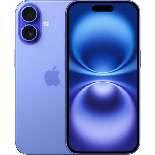 Refurbished iPhone 16 128GB Blauw (Zo goed als nieuw) Tweedehands