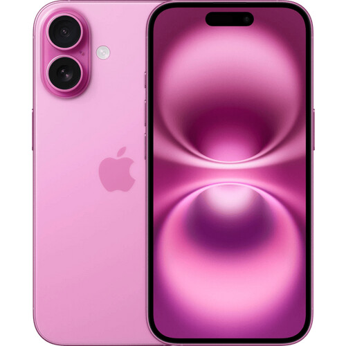 Refurbished iPhone 16 128GB Roze (Zo goed als nieuw) Tweedehands