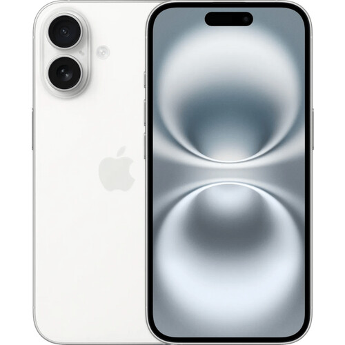Refurbished iPhone 16 128GB Wit (Zo goed als nieuw) Tweedehands