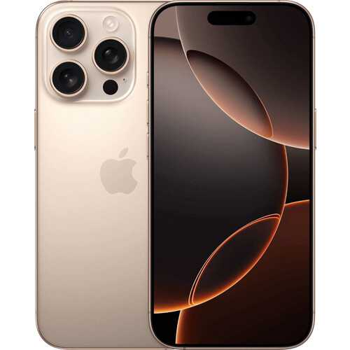 Refurbished iPhone 16 Pro 128GB Desert Titanium (Zo goed als nieuw) Tweedehands