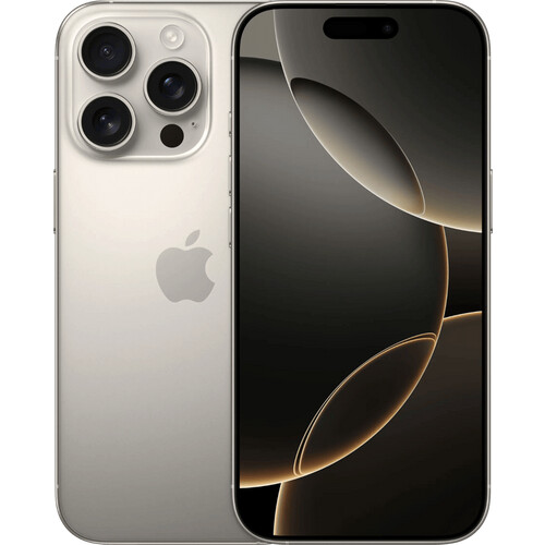 Refurbished iPhone 16 Pro 128GB Natural Titanium (Licht gebruikt) Tweedehands