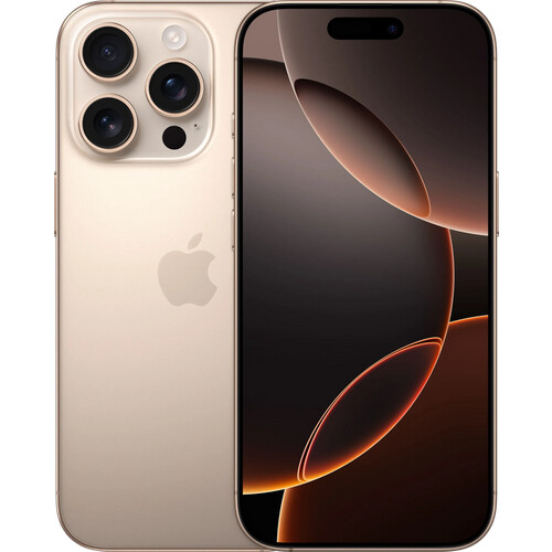 Refurbished iPhone 16 Pro 256GB Desert Titanium (Licht gebruikt) Tweedehands