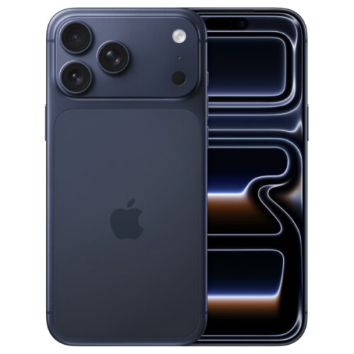 Refurbished iPhone 17 Pro Max 256GB Blauw Als nieuw + Nieuwe batterij Tweedehands