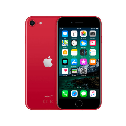 Refurbished iPhone SE 2020 128 GB Rood Licht gebruikt Tweedehands