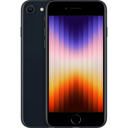Refurbished iPhone SE 2022 128GB Zwart (Licht gebruikt) Tweedehands
