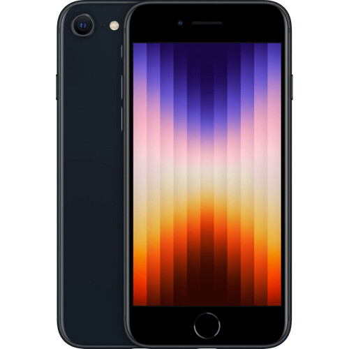 Refurbished iPhone SE 2022 128GB Zwart (Zo goed als nieuw) Tweedehands