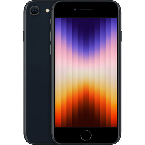 Refurbished iPhone SE 2022 64GB Zwart (Zichtbaar gebruikt) Tweedehands