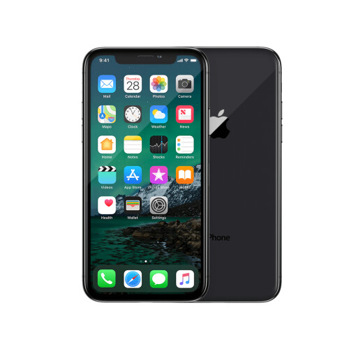 Refurbished iPhone X 64 GB Space Gray Als nieuw Tweedehands